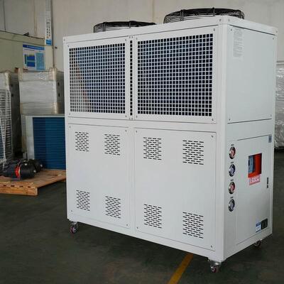 Kopen Modulaire Industriële Luchtgekoelde Schroefkoelunit 20 Ton R507C Koelmiddel online vervaardiging