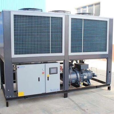 ซื้อ เครื่องทำความเย็นแบบสกรูอุตสาหกรรมแบบระบายความร้อนด้วยอากาศสำหรับระบบทำความเย็นอุตสาหกรรมอุณหภูมิต่ำ การผลิตออนไลน์